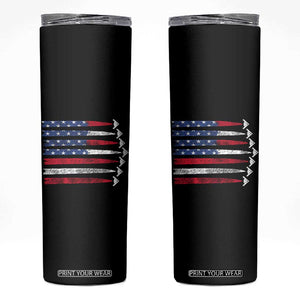 B2 Spirit Skinny Tumbler B-2 Stealth Bomber Aircraft American Flag Patriotic TS10 Black Print Your Wear