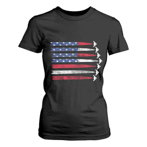 B2 Spirit T Shirt For Women B-2 Stealth Bomber Aircraft American Flag Patriotic TS10 Black Print Your Wear