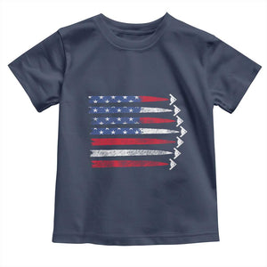 B2 Spirit Toddler T Shirt B-2 Stealth Bomber Aircraft American Flag Patriotic TS10 Navy Print Your Wear
