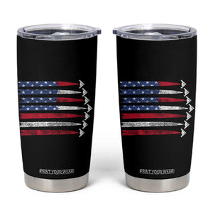 B2 Spirit Tumbler Cup B-2 Stealth Bomber Aircraft American Flag Patriotic TS10 Black Print Your Wear