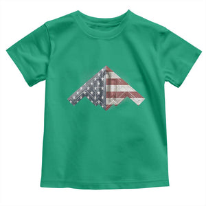 B2 Spirit Toddler T Shirt B-2 Bomber Stealth Aircraft Schematic American Flag TS10 Irish Green Print Your Wear