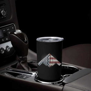 B2 Spirit Tumbler Cup B-2 Bomber Stealth Aircraft Schematic American Flag TS10 Print Your Wear