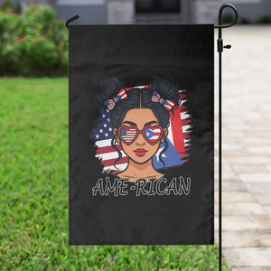 Puerto Rican American Girl Garden Flag AME-RICAN Boricua Pride TS10 Print Your Wear