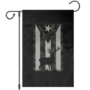 Deer Hunting Camo Puerto Rican Flag Garden Flag Boricua Hunters TS10 Black Print Your Wear