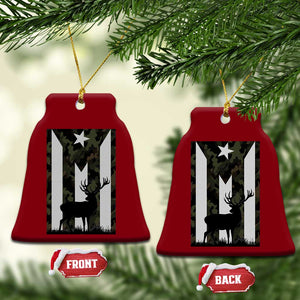 Deer Hunting Camo Puerto Rican Flag Ceramic Ornament Boricua Hunters TS10 Print Your Wear