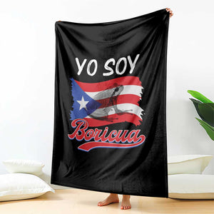 Puerto Rico Boricua Throw Blanket Vintage Coqui Puerto Rican Flag Pride Yo Soy Boricua TS10 Print Your Wear