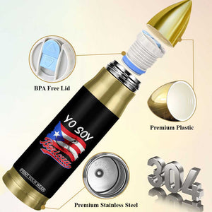 Puerto Rico Boricua Bullet Tumbler Vintage Coqui Puerto Rican Flag Pride Yo Soy Boricua TS10 Print Your Wear