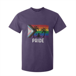 Puerto Rican LGBTQ T Shirt For Kid Boricua Rainbow Flag Pride TS10 Purple Print Your Wear