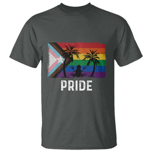 Puerto Rican LGBTQ T Shirt Boricua Rainbow Flag Pride TS10 Dark Heather Print Your Wear