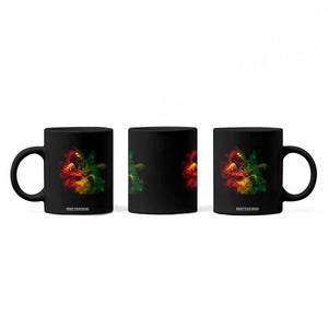 Marley Guitarist Coffee Mug Smoke Cannabis Leaf 420 Rastafari Rasta Reggae Music TS10 Print Your Wear