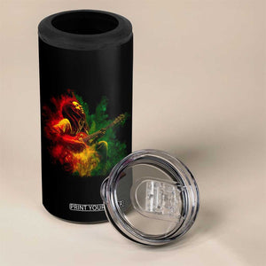 Marley Guitarist 4 in 1 Can Cooler Tumbler Smoke Cannabis Leaf 420 Rastafari Rasta Reggae Music TS10 Print Your Wear