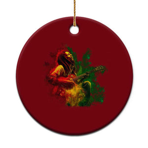 Marley Guitarist Ceramic Ornament Smoke Cannabis Leaf 420 Rastafari Rasta Reggae Music TS10 1pc Red Print Your Wear