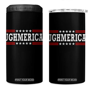 Ughmerica Anti 4th of July 4 in 1 Can Cooler Tumbler TS10 One Size: 16 oz Black Print Your Wear
