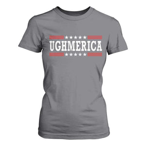 Ughmerica Anti 4th of July T Shirt For Women TS10 Charcoal Print Your Wear