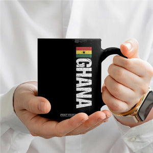 Distressed Ghana Flag Coffee Mug Vintage Ghanese Flag Africa Ghanaian Heritage