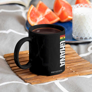Distressed Ghana Flag Coffee Mug Vintage Ghanese Flag Africa Ghanaian Heritage