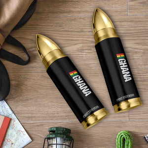 Distressed Ghana Flag Bullet Tumbler Vintage Ghanese Flag Africa Ghanaian Heritage