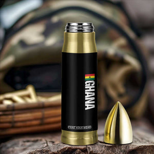 Distressed Ghana Flag Bullet Tumbler Vintage Ghanese Flag Africa Ghanaian Heritage
