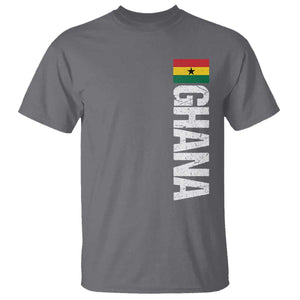 Distressed Ghana Flag T Shirt Vintage Ghanese Flag Africa Ghanaian Heritage