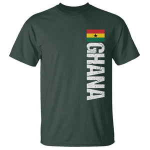 Distressed Ghana Flag T Shirt Vintage Ghanese Flag Africa Ghanaian Heritage