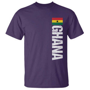 Distressed Ghana Flag T Shirt Vintage Ghanese Flag Africa Ghanaian Heritage