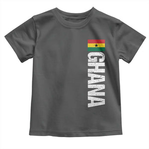 Distressed Ghana Flag Toddler T Shirt Vintage Ghanese Flag Africa Ghanaian Heritage