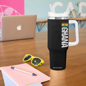 Distressed Ghana Flag Tumbler With Handle Vintage Ghanese Flag Africa Ghanaian Heritage