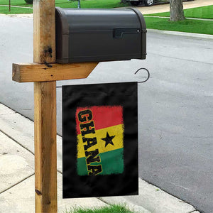 Vintage Distressed Ghana Flag Garden Flag Ghanaian Heritage Africa Ghanese Roots