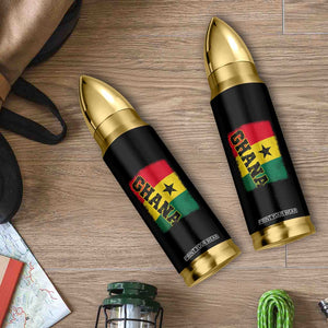 Vintage Distressed Ghana Flag Bullet Tumbler Ghanaian Heritage Africa Ghanese Roots