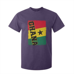 Vintage Distressed Ghana Flag T Shirt For Kid Ghanaian Heritage Africa Ghanese Roots