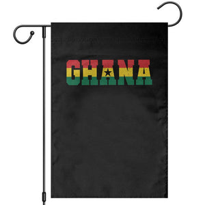 Ghana Flag Garden Flag Varsity Lettering Design Ghanaian Pride Heritage Graphic