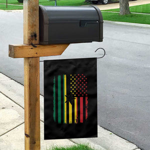 Ghana American Flag Garden Flag Vintage Ghanaian Pride Heritage Graphic for Ghanaian Americans