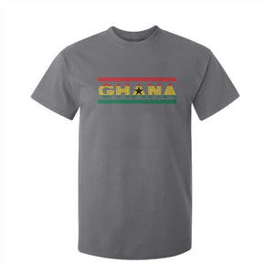Retro Ghana Flag T Shirt For Kid Vintage Ghanaian Pride Ghanese Roots Heritage Graphic
