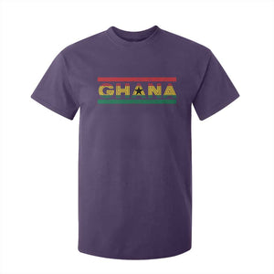 Retro Ghana Flag T Shirt For Kid Vintage Ghanaian Pride Ghanese Roots Heritage Graphic