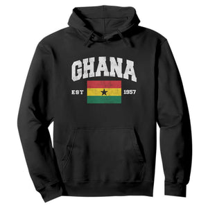 Ghana Est 1957 Ghanaian Flag Independence Day Hoodie Ghanaian Heritage Pride