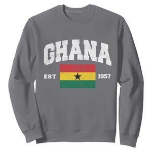Ghana Est 1957 Ghanaian Flag Independence Day Sweatshirt Ghanaian Heritage Pride