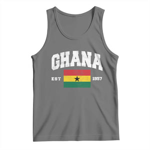 Ghana Est 1957 Ghanaian Flag Independence Day Tank Top Ghanaian Heritage Pride