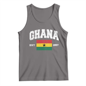 Ghana Est 1957 Ghanaian Flag Independence Day Tank Top Ghanaian Heritage Pride