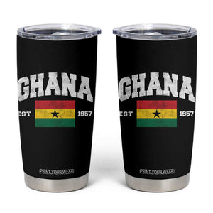 Ghana Est 1957 Ghanaian Flag Independence Day Tumbler Cup Ghanaian Heritage Pride