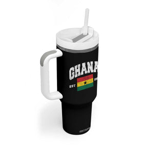Ghana Est 1957 Ghanaian Flag Independence Day Tumbler With Handle Ghanaian Heritage Pride