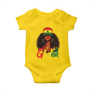 Ghanaian Princess Ghana Flag Melanin Baby Onesie Black Girls