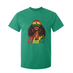Ghanaian Princess Ghana Flag Melanin T Shirt For Kid Black Girls