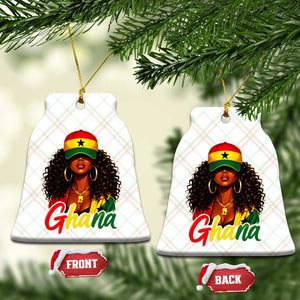 Ghanaian Princess Ghana Flag Melanin Ceramic Ornament Black Girls