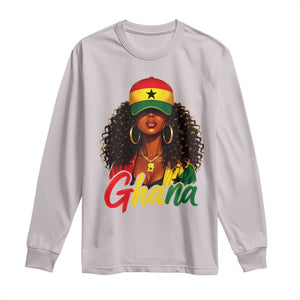 Ghanaian Princess Ghana Flag Melanin Long Sleeve Shirt Black Girls