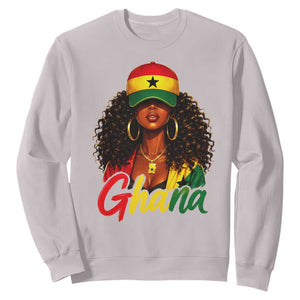Ghanaian Princess Ghana Flag Melanin Sweatshirt Black Girls