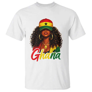 Ghanaian Princess Ghana Flag Melanin T Shirt Black Girls