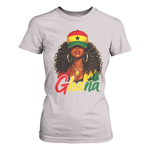 Ghanaian Princess Ghana Flag Melanin T Shirt For Women Black Girls