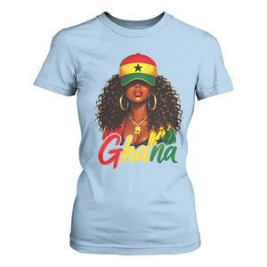 Ghanaian Princess Ghana Flag Melanin T Shirt For Women Black Girls