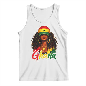 Ghanaian Princess Ghana Flag Melanin Tank Top Black Girls