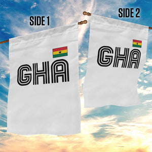 Proud Ghanaian Garden Flag Minimalist Ghana Typography Design Ghana Flag
